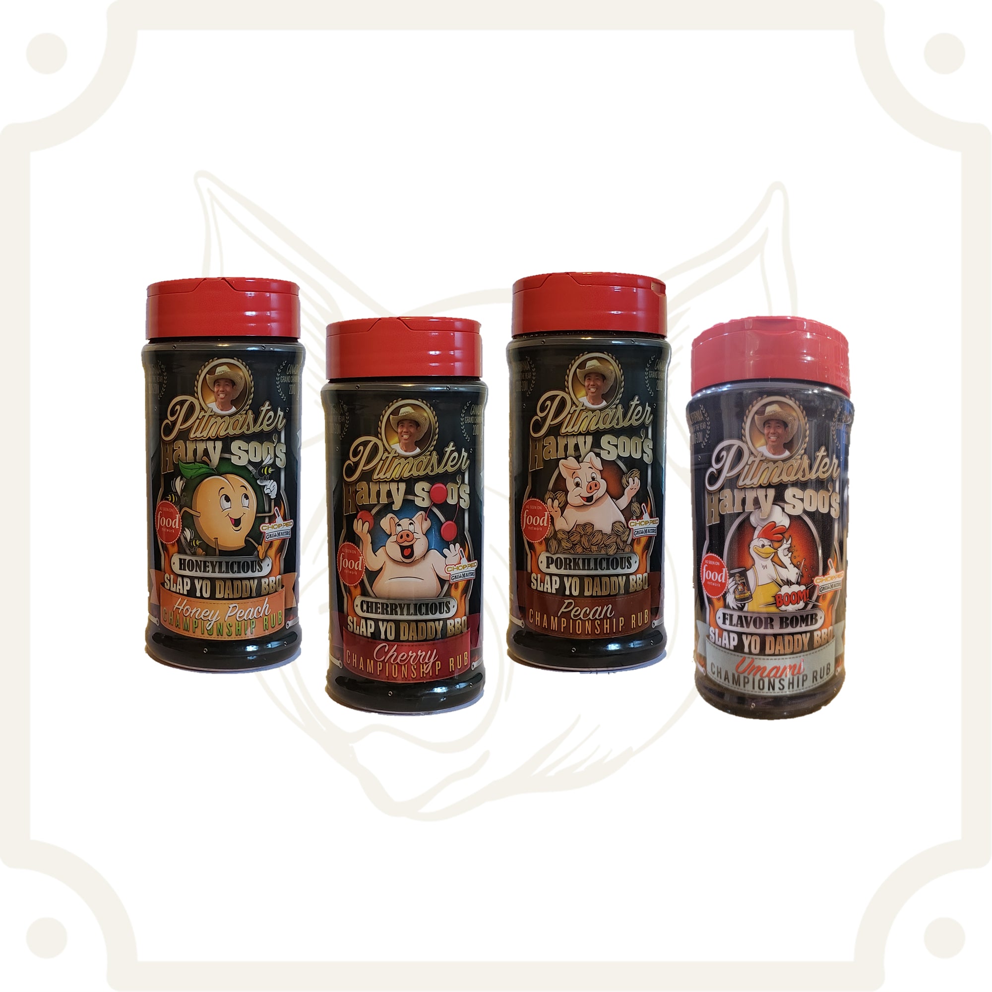 SYD Pork Butt & Ribs Competition Pack (4 Pack of 12 oz Rubs)