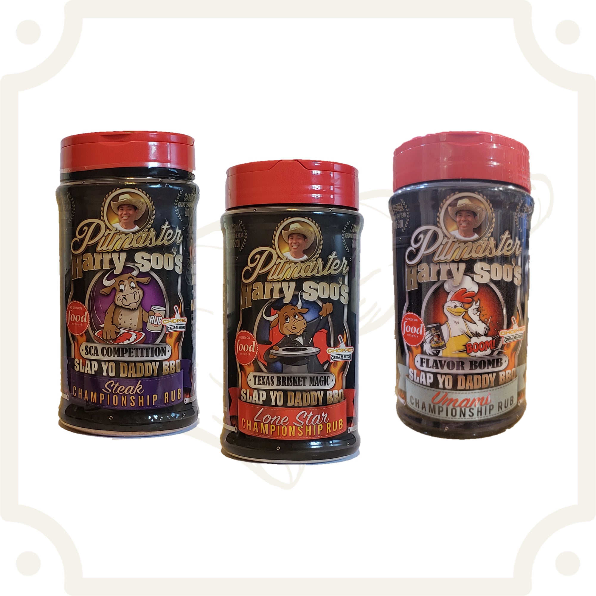 SYD SCA Competition Steak Pack (3 Pack of 12 oz Rubs)