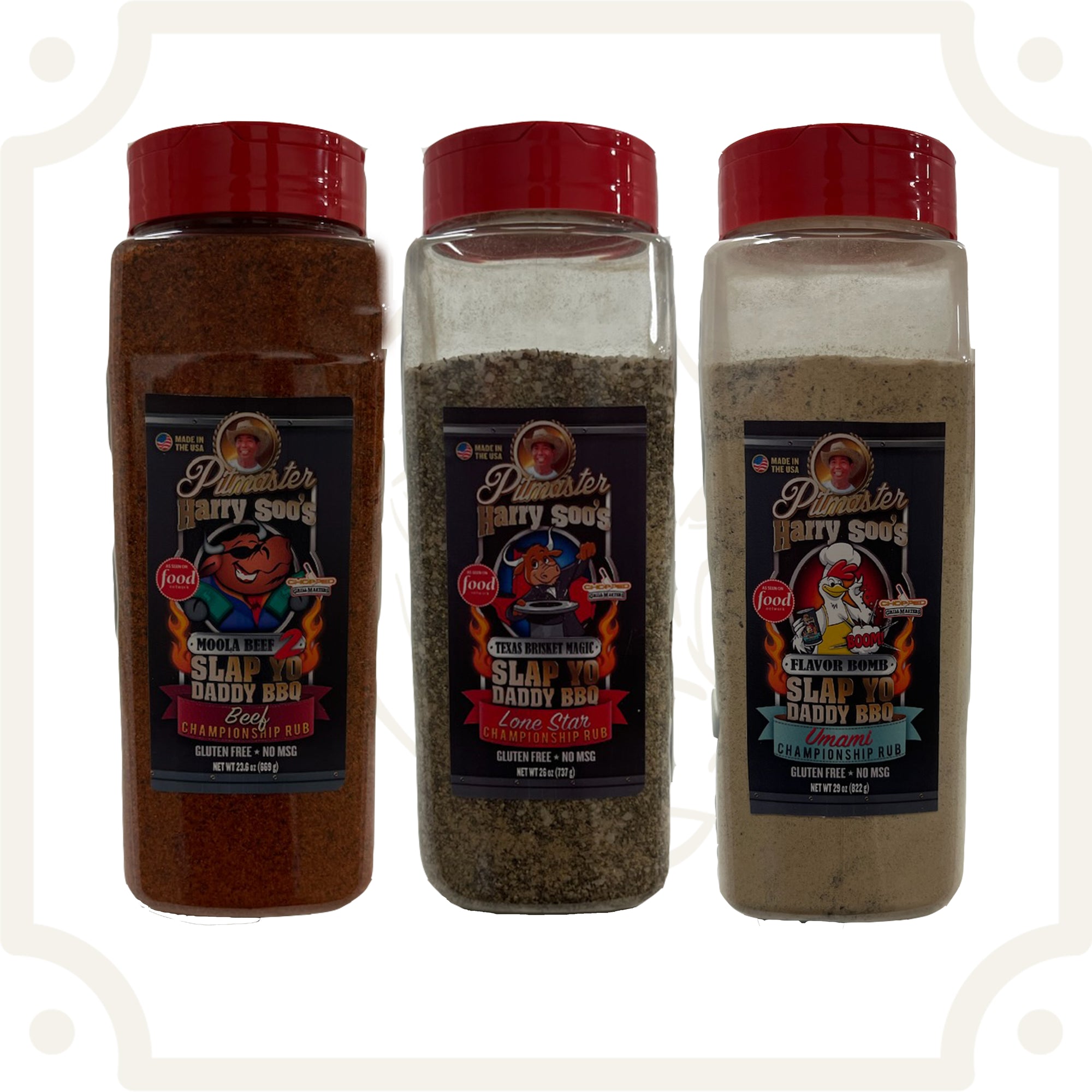 SYD Brisket Competition Pack (3 Pack of 26 oz Rubs)