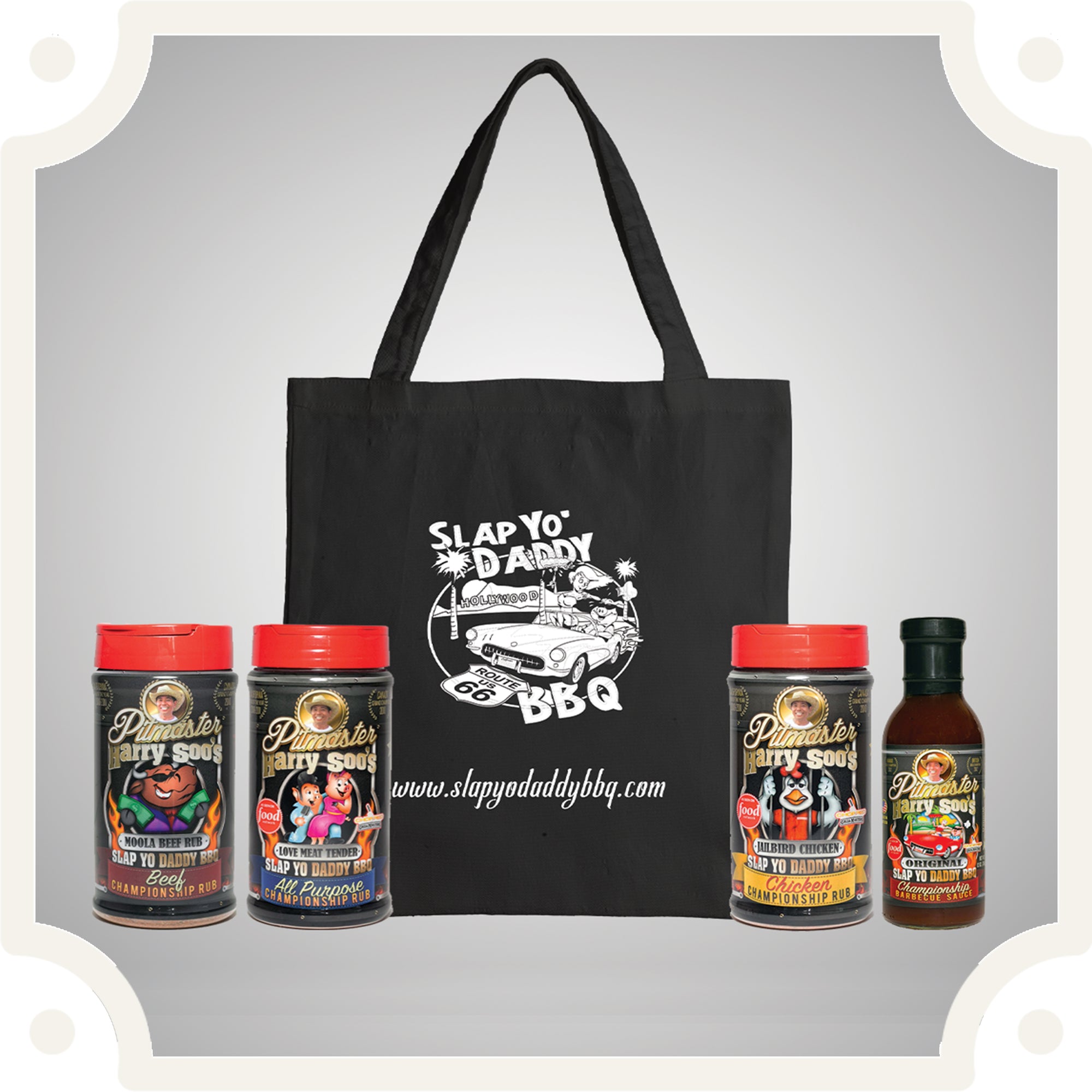 SYD Gift Set (Incl. SYD Tote Bag, 3 Rubs, & BBQ Sauce)